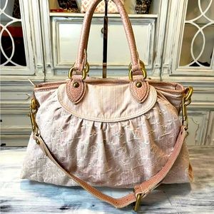 Louis Vuitton pink denim